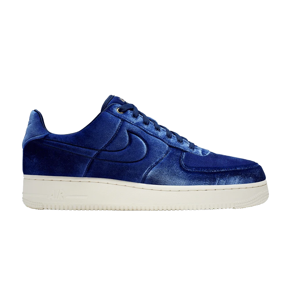 Кроссовки Nike Air Force 1 Low '07 Premium 'Blue Velour'