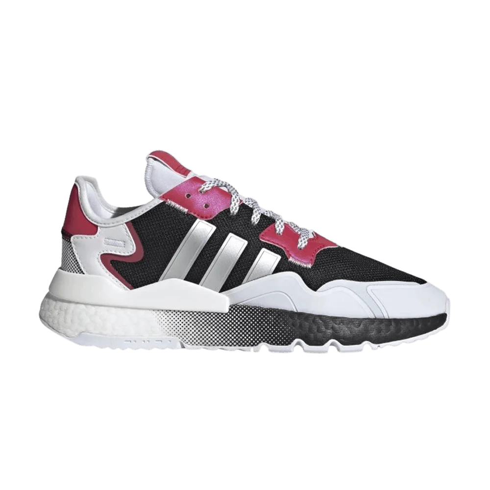 Кроссовки Adidas Nite Jogger 'Black Silver Metallic'