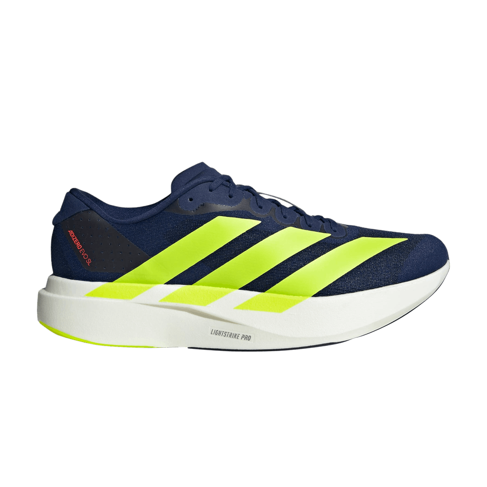 Кроссовки Adidas Adizero Evo SL 'Dark Blue Solar Slime'