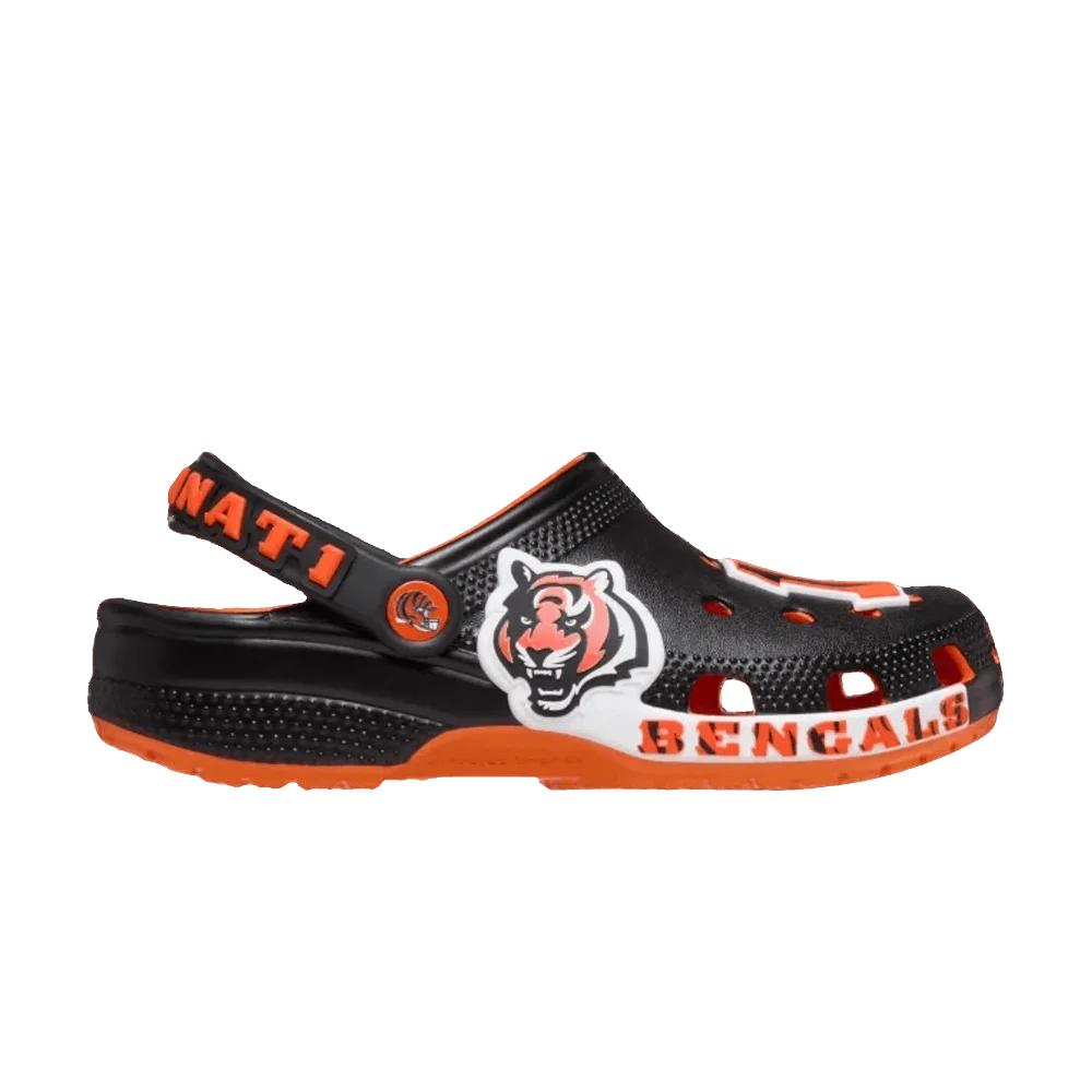 Кроссовки NFL x Crocs Classic Clog Big Kid 'Cincinnati Bengals'
