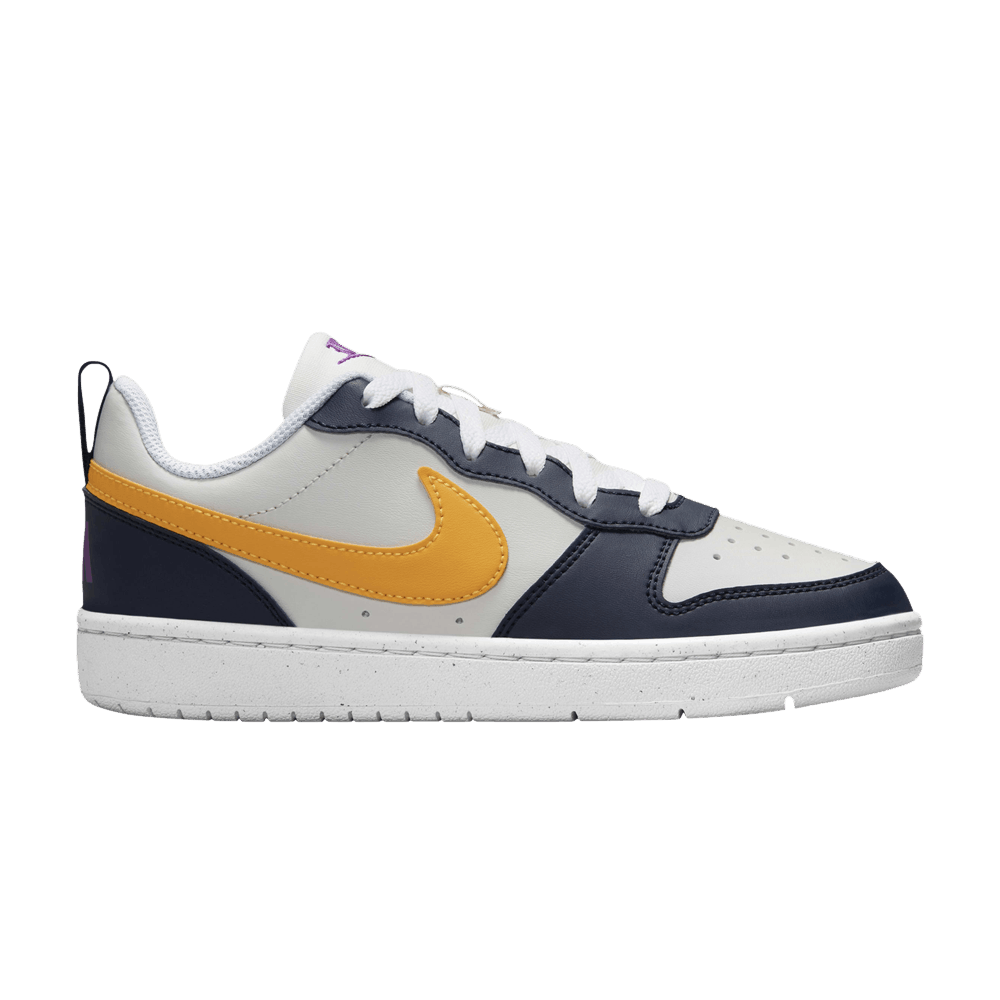 Кроссовки Nike Court Borough Low Recraft GS 'Obsidian University Gold'