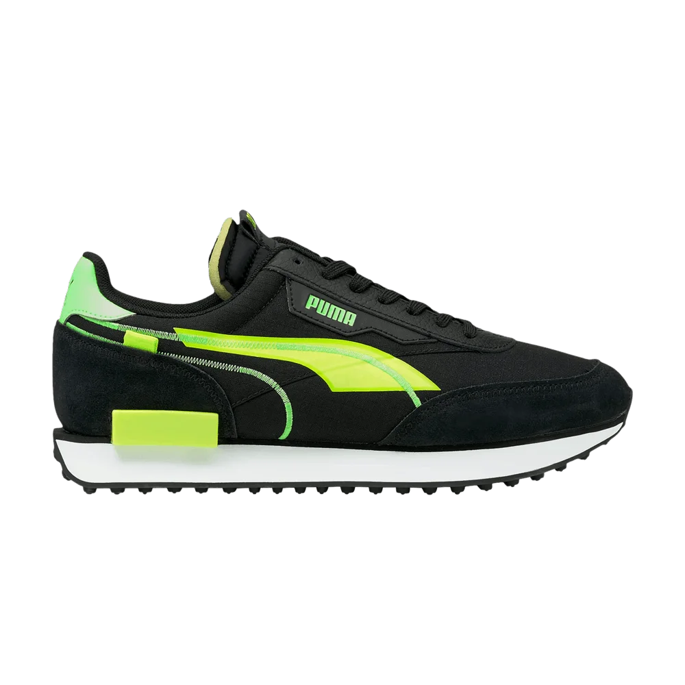 Кроссовки Puma Future Rider Twofold SD 'Black Yellow Alert'