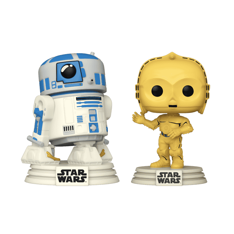 Коллекционная фигурка Funko R2-D2 & C-3PO 2-pack Retro Reimagined Star Wars Pop Vinyl