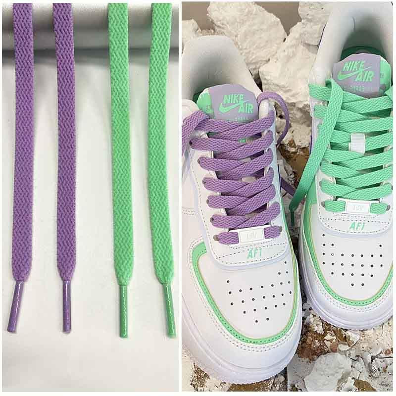 Шнурки Gorilla Guard Air Force 1 Purple-Mint Laces