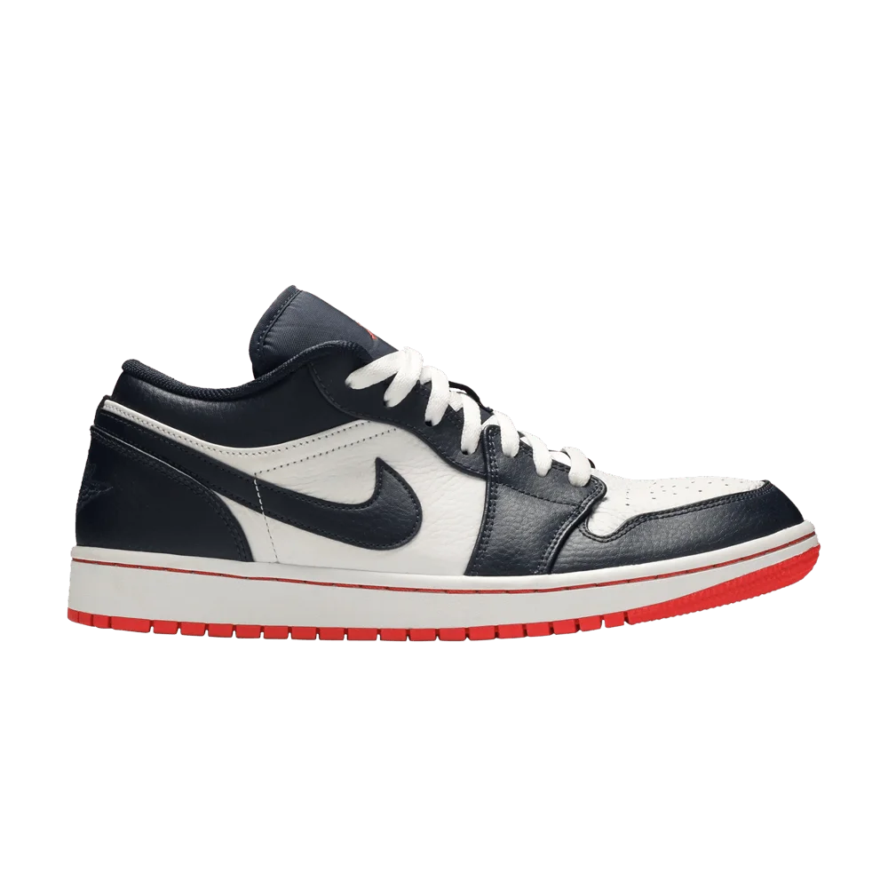 Кроссовки Air Jordan 1 Retro Low 'Obsidian Ember'