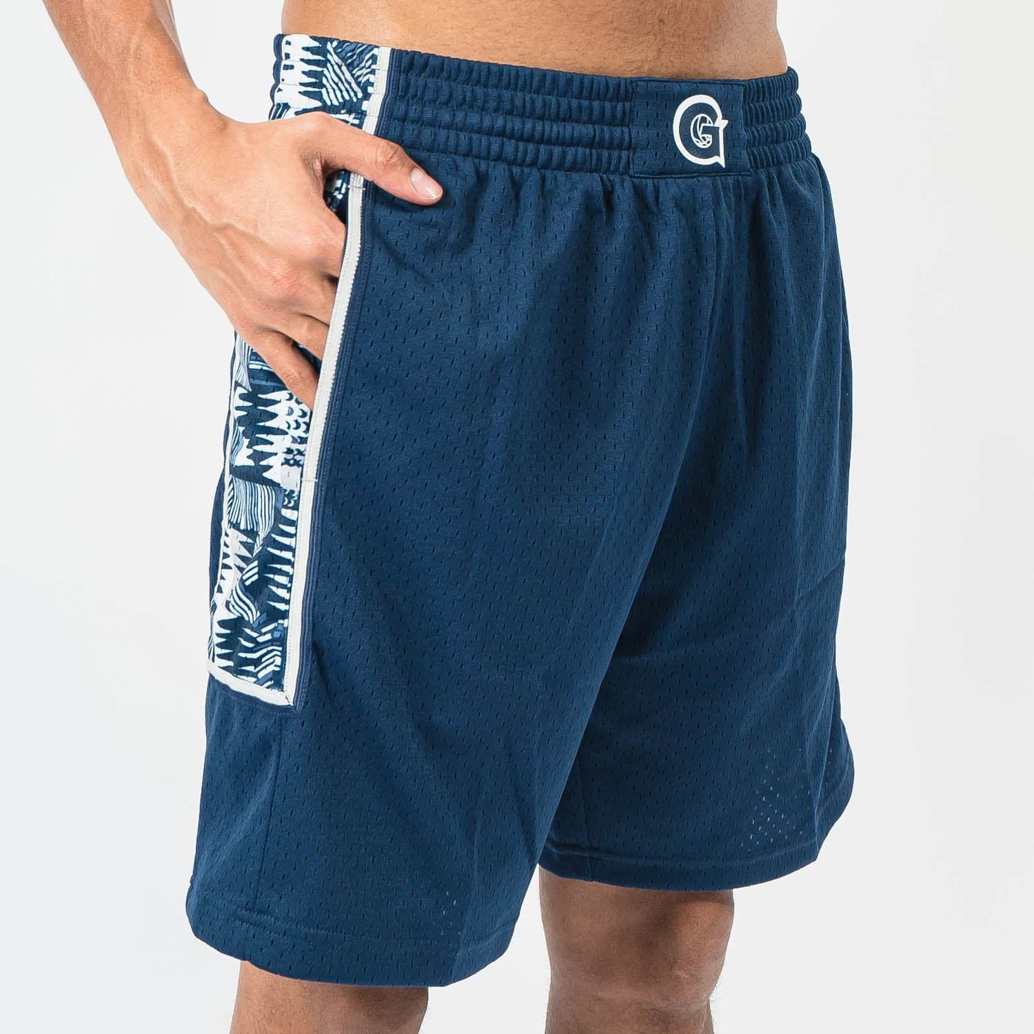 Спортивные шорты Mitchell & Ness Georgetown Hoyas 1995-96 Hardwood Classics Throwback Swingman NCAA Shorts