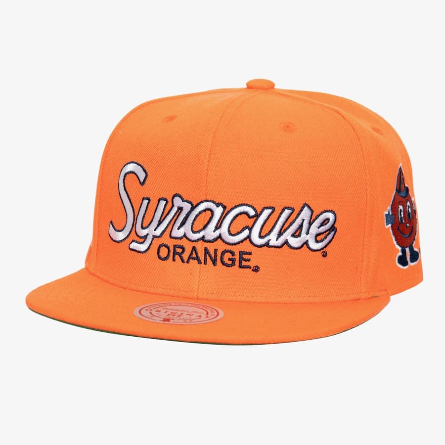 Бейсболка Mitchell & Ness Orange Syracuse Orange Just Don Team Snapback Hat
