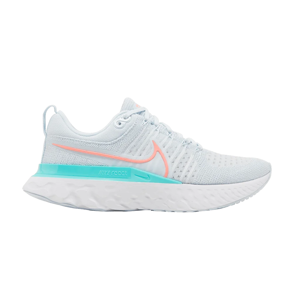 Кроссовки Nike Wmns React Infinity Run Flyknit 2 'Blue Tint Lava Glow'