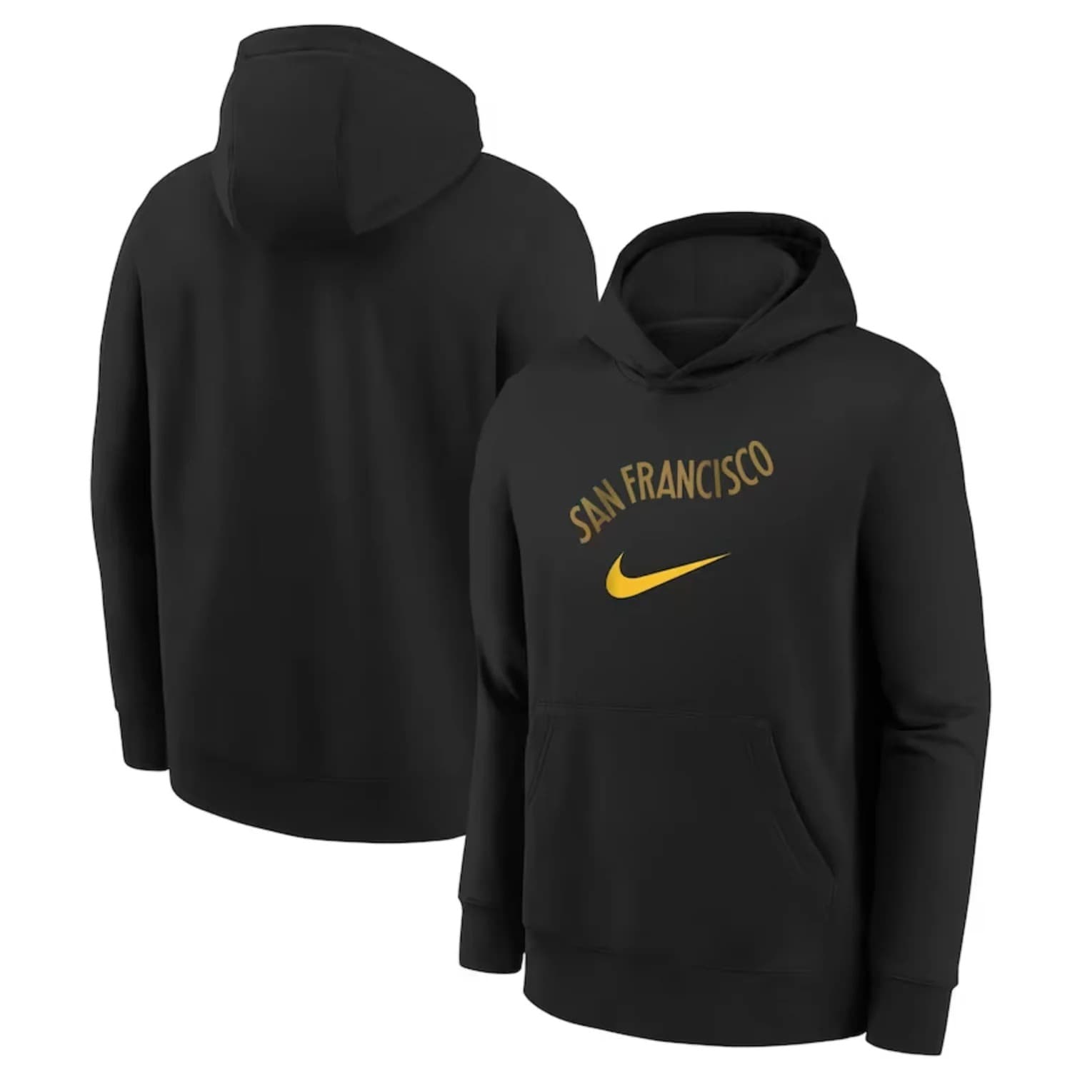Худи Nike Golden State Warriors Club Logo City Edition NBA Youth Hoodie