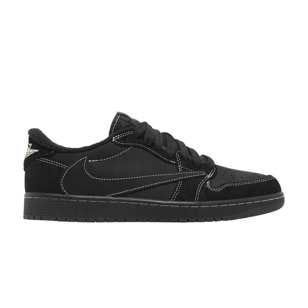 Кроссовки Travis Scott x Air Jordan 1 Retro Low OG SP 'Black Phantom'