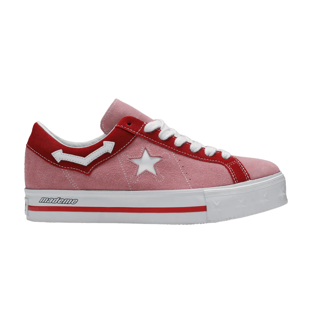 Кроссовки Made Me x Converse Wmns One Star Platform 'Pink'