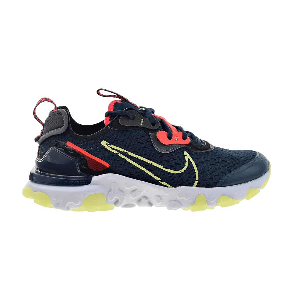 Кроссовки Nike React Vision GS 'Deep Ocean Limelight'