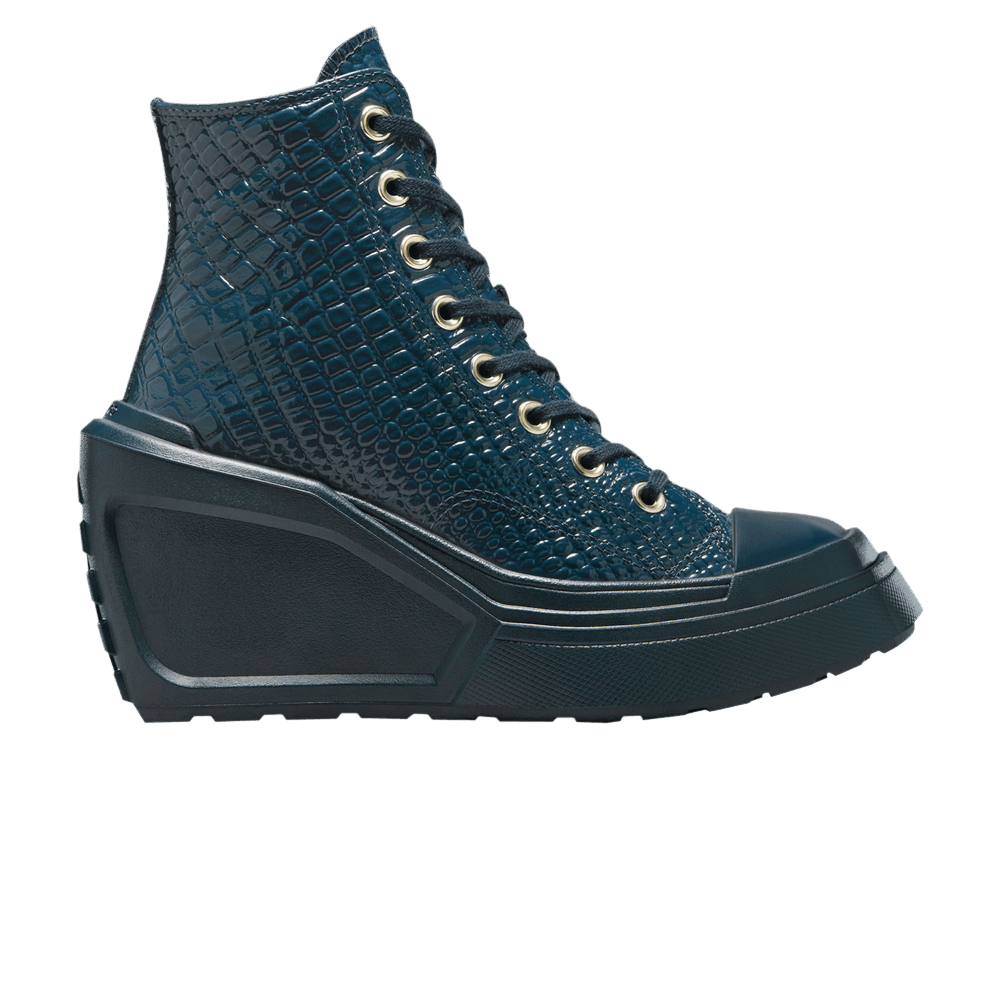 Кроссовки Converse Wmns Chuck 70 De Luxe Wedge Platform High 'Into The Void Croc'