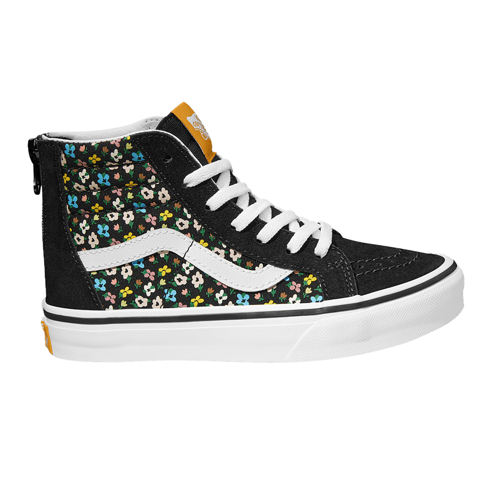 Кроссовки Vans Sk8-Hi Zip Kids 'Ditsy Floral Black'