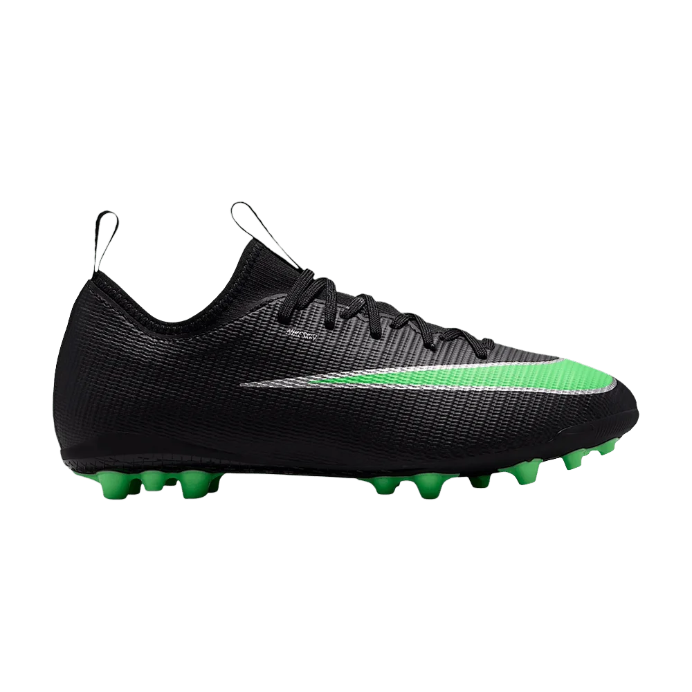 Кроссовки Nike Jr. Mercurial Vapor 17 Academy AG Low GS 'Black Black Illusion Green'