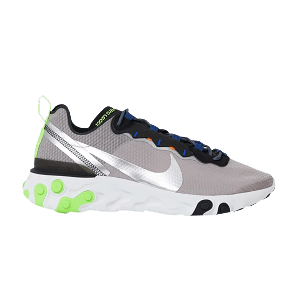 Кроссовки Nike React Element 55 SE 'Grey Volt'