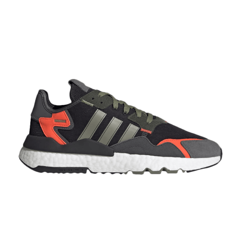 Кроссовки Adidas Nite Jogger 'Black Legacy Green'
