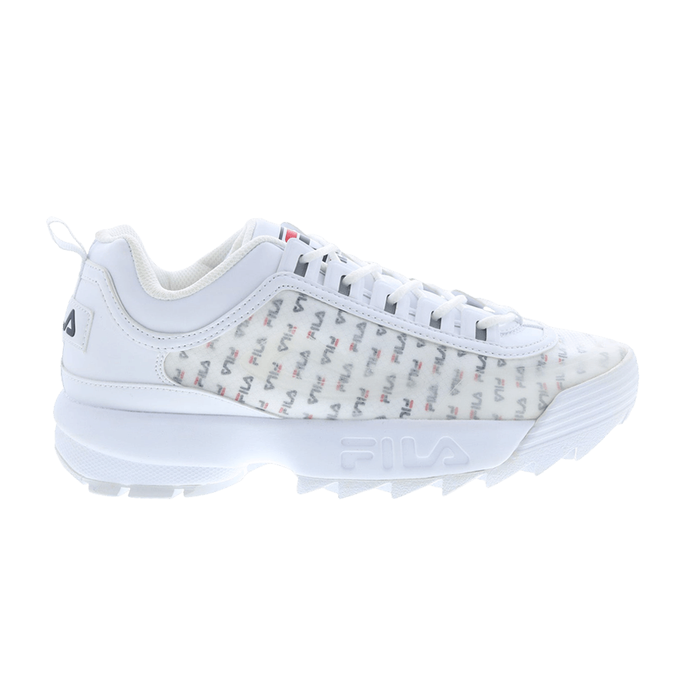 Кроссовки Fila Wmns Disruptor 2 'Clear Logos - White Navy Red'