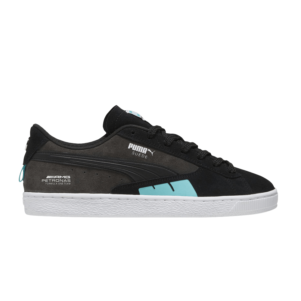 Кроссовки Puma Mercedes-AMG Petronas F1 x Suede 'Black Sheen Green'