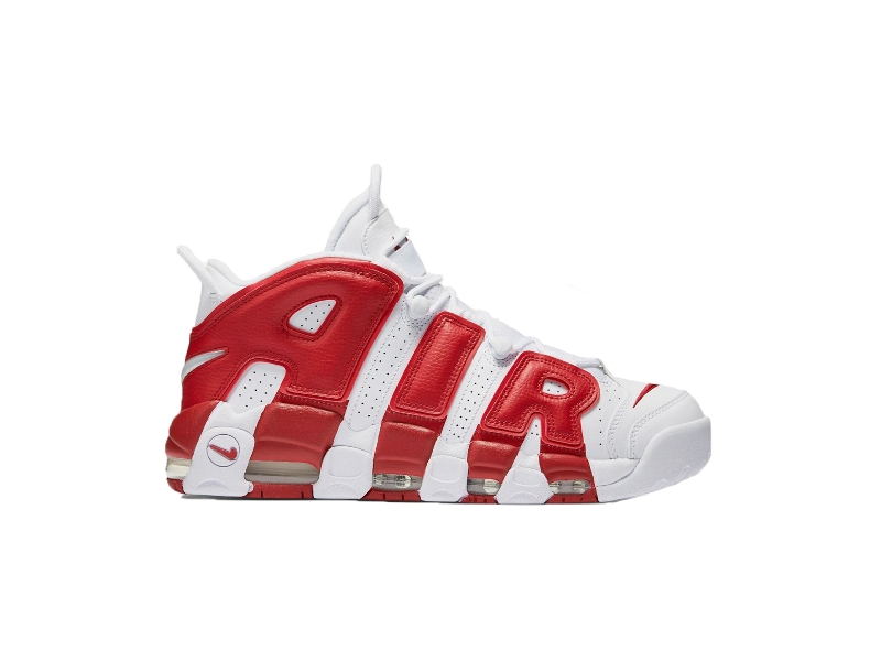 Кроссовки Nike Air More Uptempo White Varsity Red