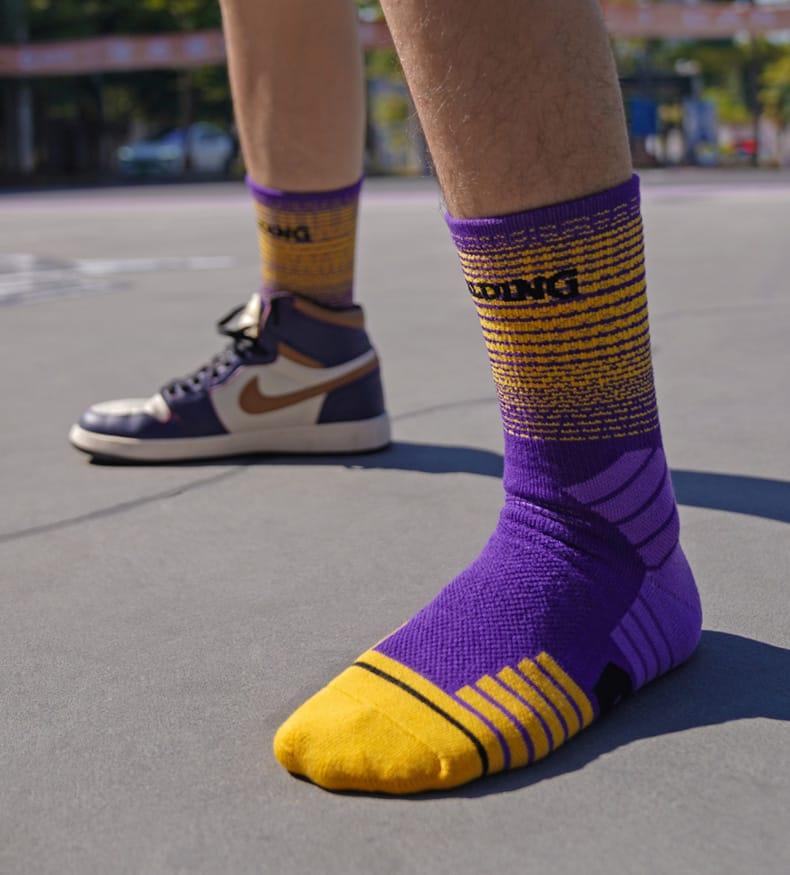 Спортивные носки Ehot Spalding Gradient Purple Crew Socks