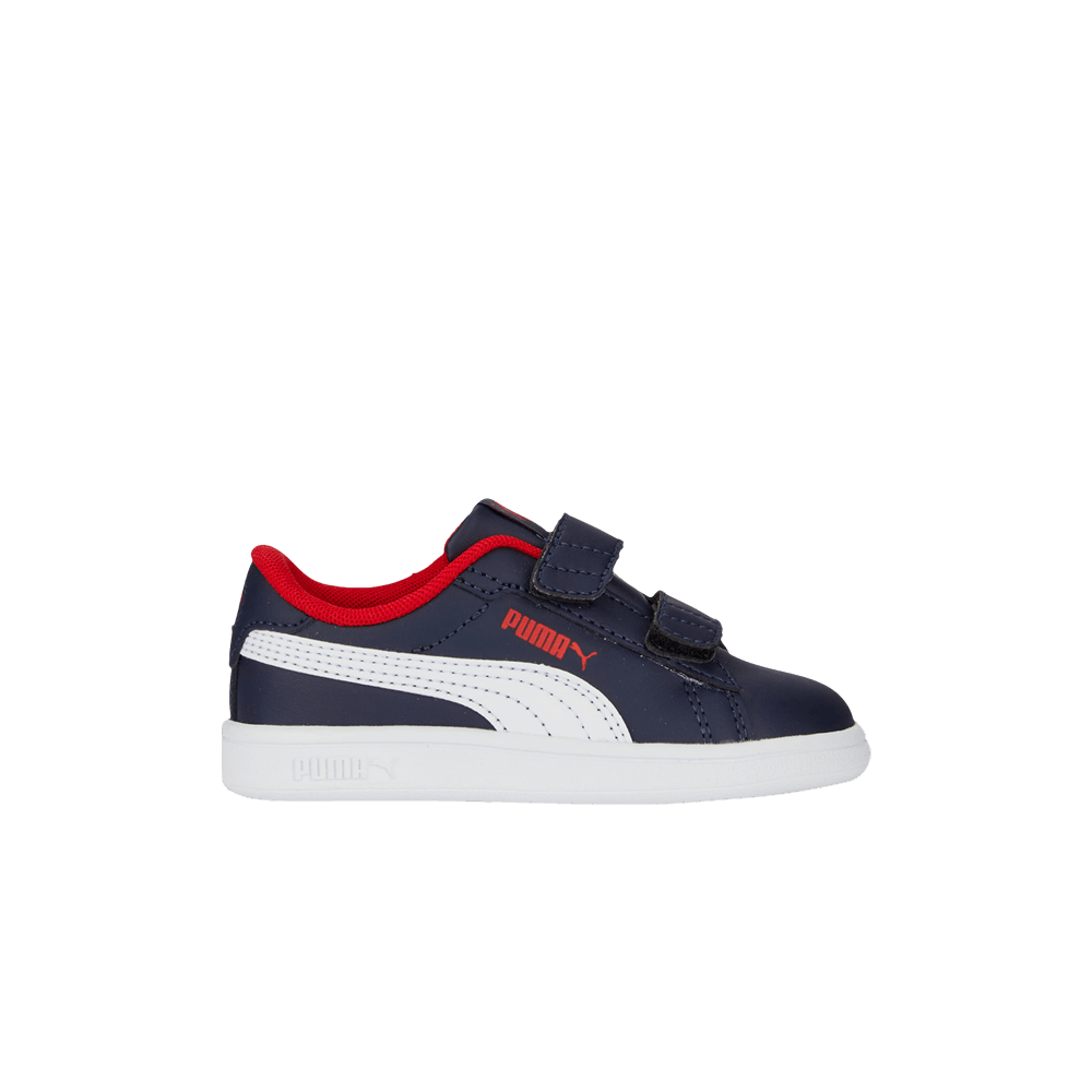 Кроссовки Puma Smash 3.0 Leather Velcro Toddler 'Navy Red'