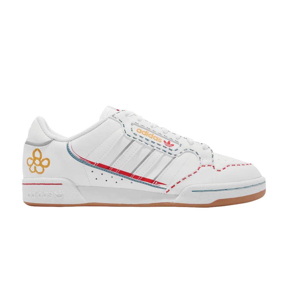 Кроссовки Adidas Continental 80 Stripes 'Embroidered Flower'