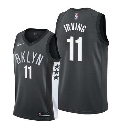Баскетбольная джерси 2019-20 Brooklyn Nets Kyrie Irving #11 Black Statement