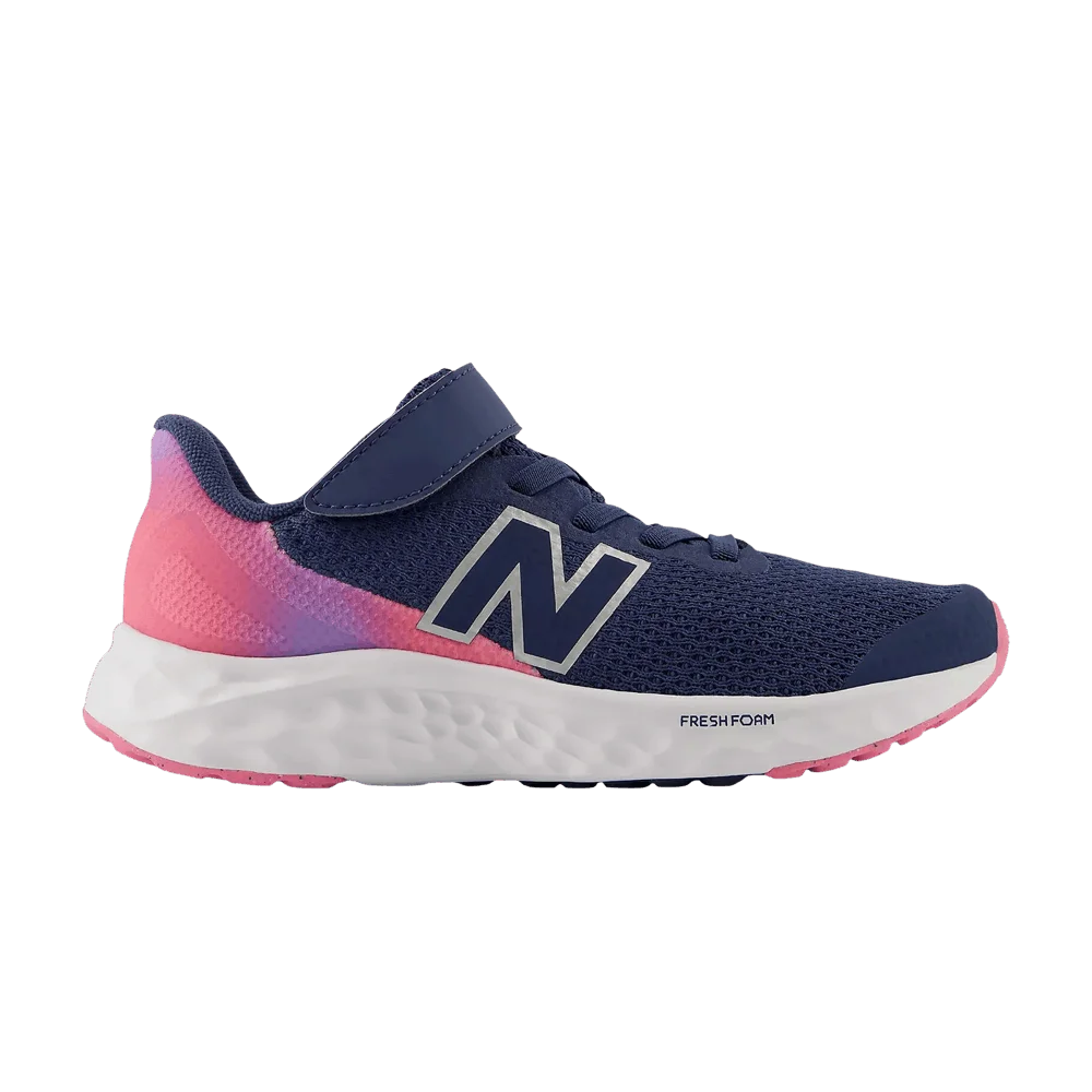 Кроссовки New Balance Fresh Foam Arishi v4 Bungee Lace Little Kid 'Vintage Indigo'