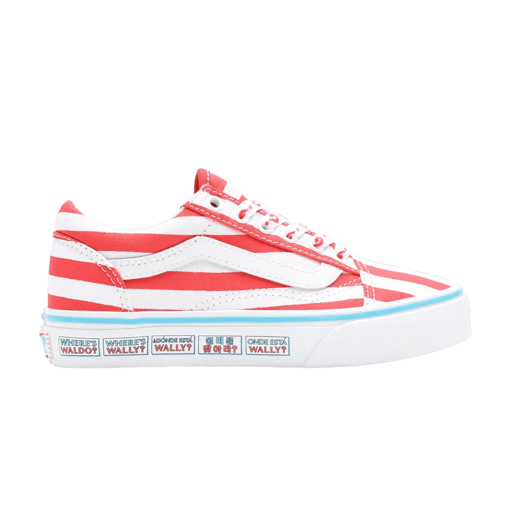 Кроссовки Where's Waldo? x Vans Old Skool Kids 'International Stripes'