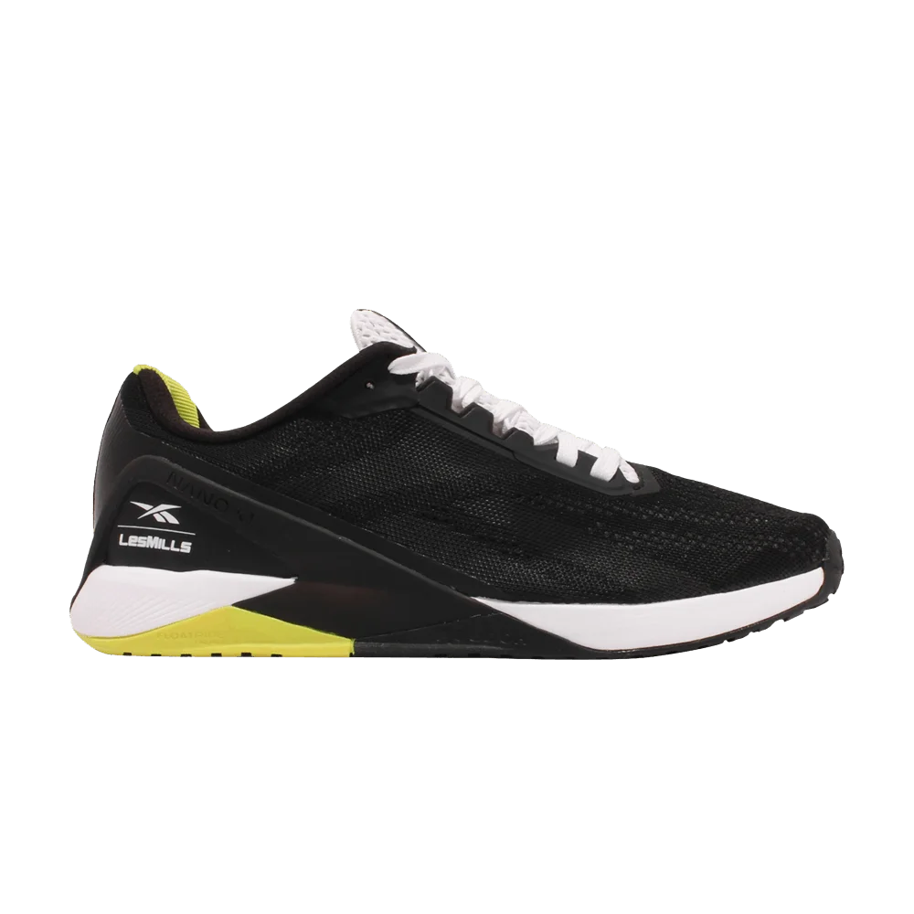 Кроссовки Les Mills x Reebok Nano X1 'Black Acid Yellow'