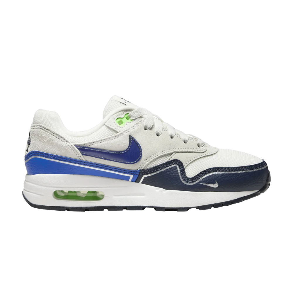 Кроссовки Nike Air Max 1 GS 'Obsidian Royal Outlines'