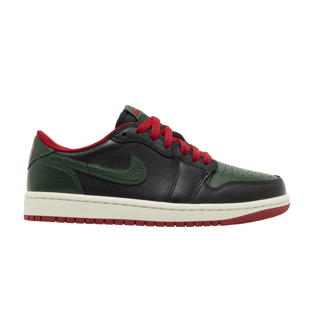 Кроссовки Wmns Air Jordan 1 Retro Low OG 'Black Gorge Green'