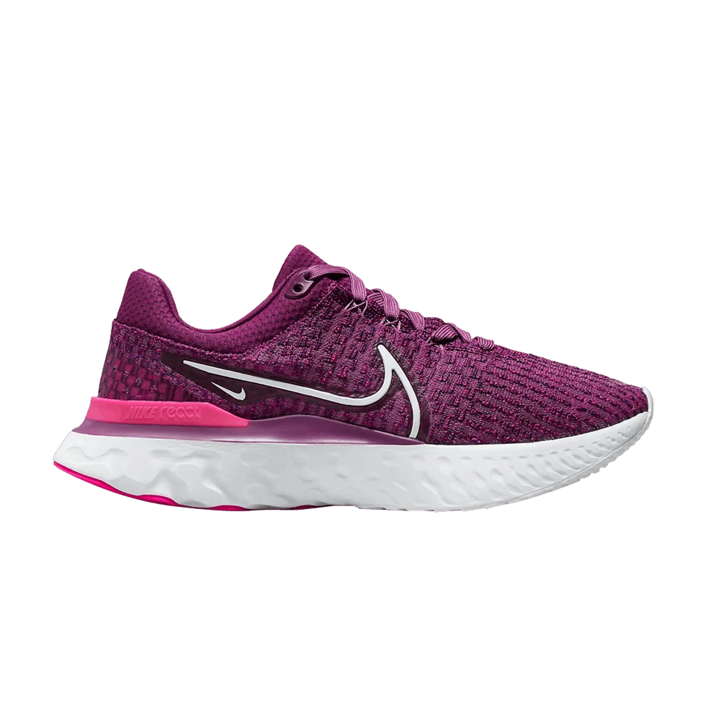 Кроссовки Nike Wmns React Infinity Run Flyknit 3 'Light Bordeaux'