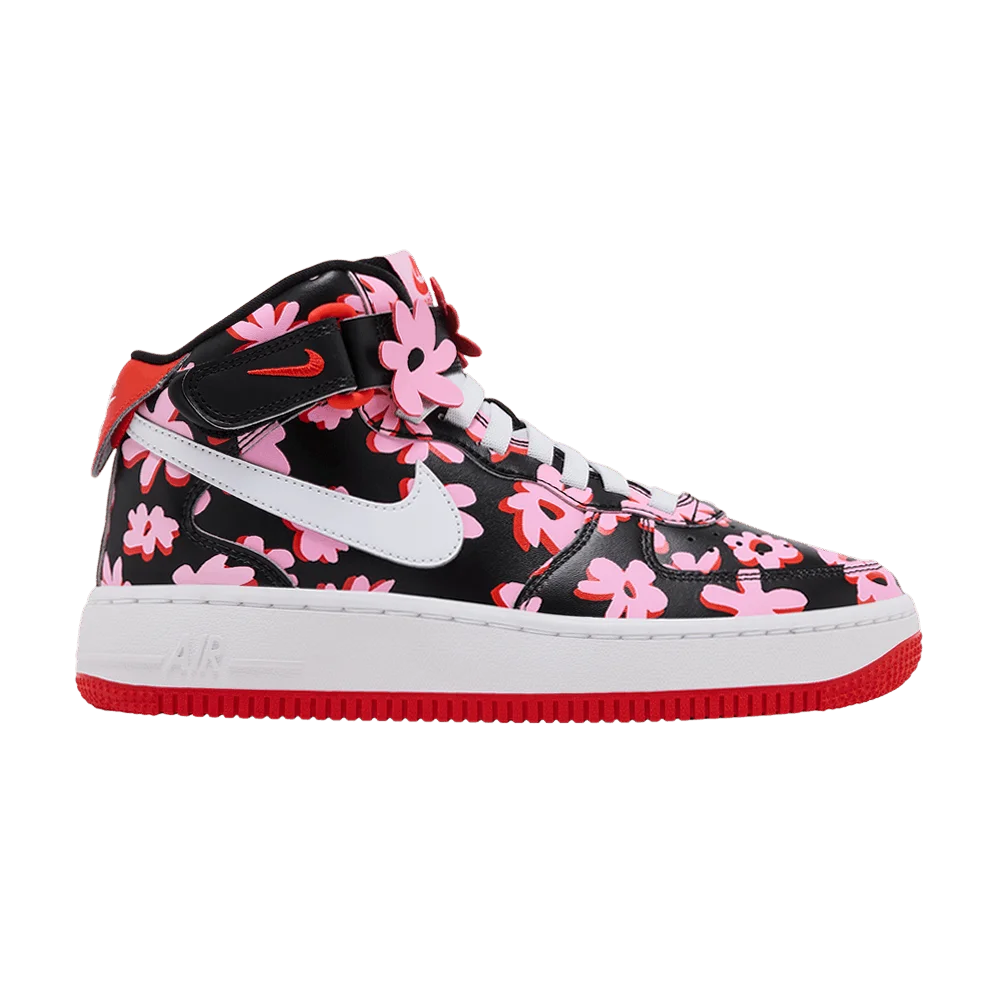 Кроссовки Nike Air Force 1 Mid EasyOn SE GS 'Flower Power'