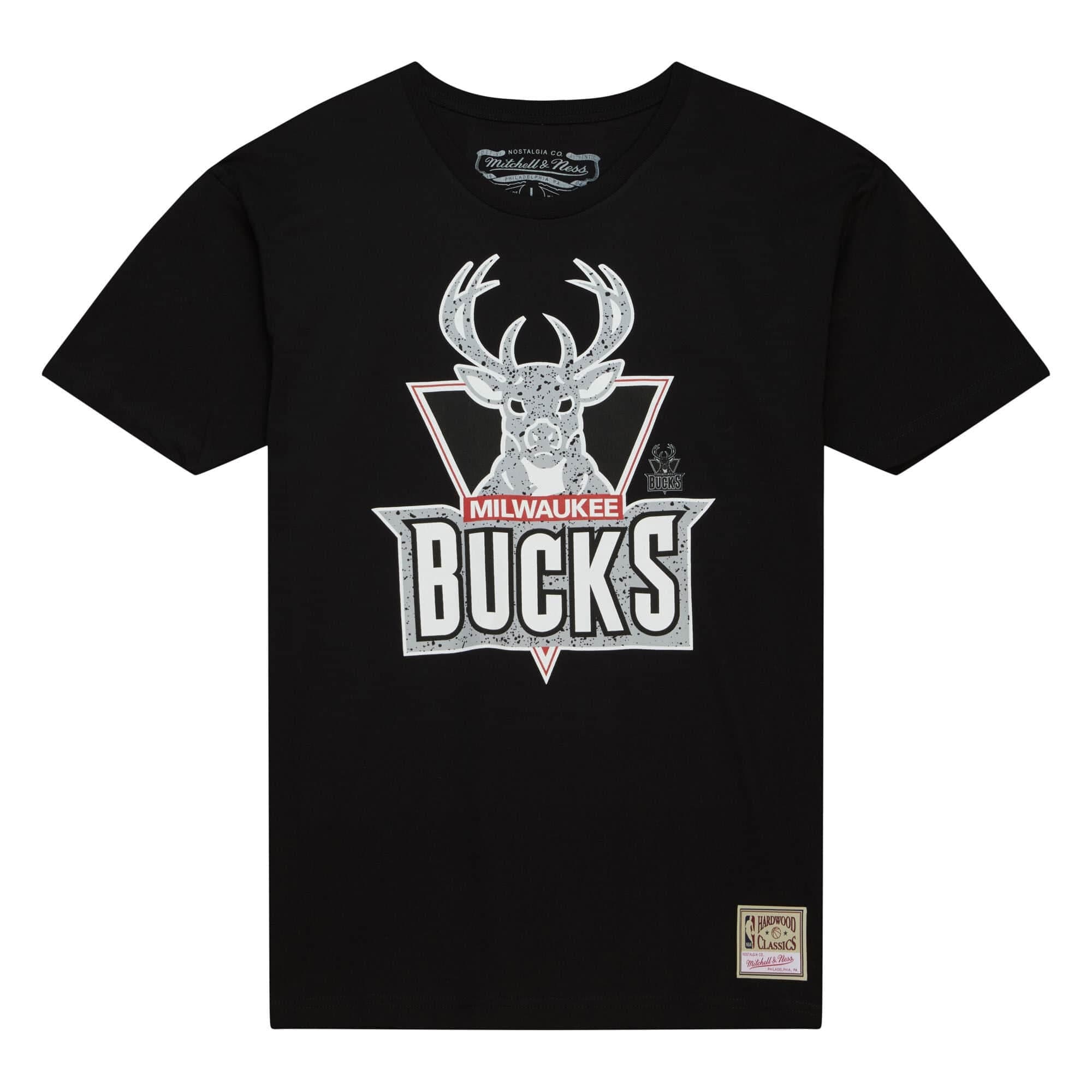 Футболка Mitchell & Ness Cracked Cement Tee Milwaukee Bucks
