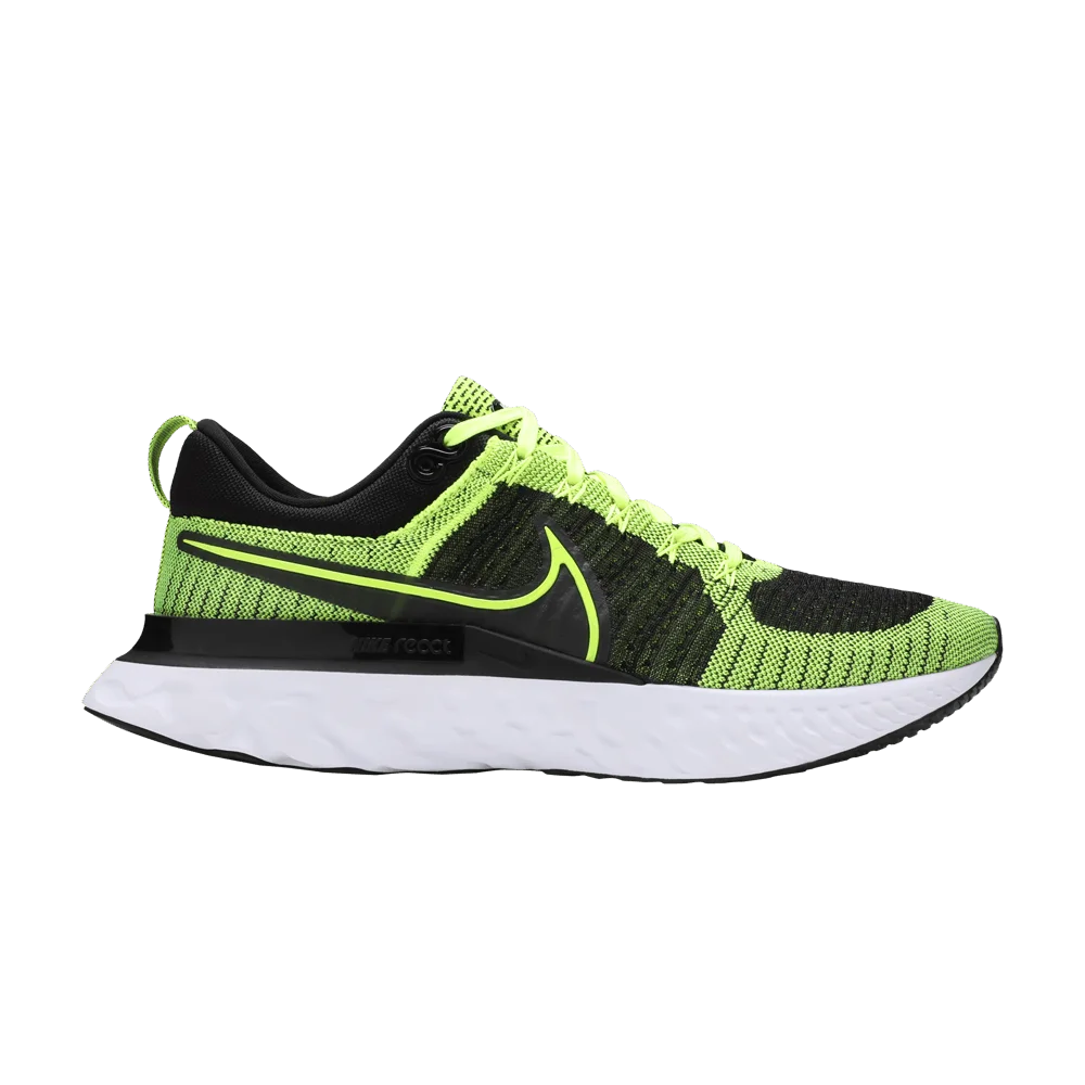 Кроссовки Nike React Infinity Run Flyknit 2 'Volt Black'