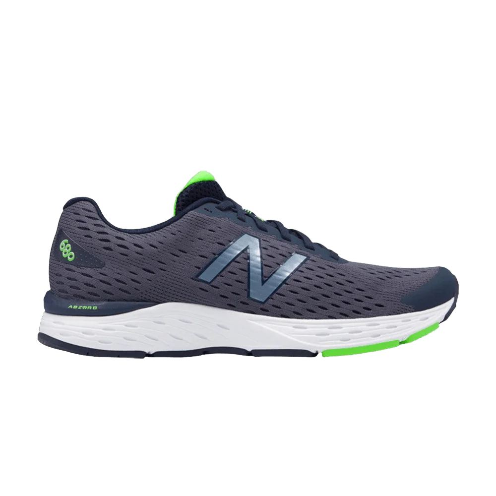 Кроссовки New Balance 680v6 'Grey Bright Green'