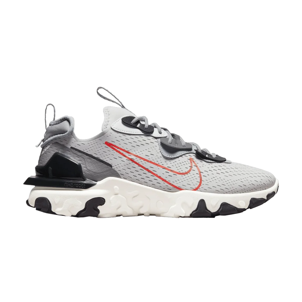 Кроссовки Nike React Vision SC 'Grey Fog Team Orange'