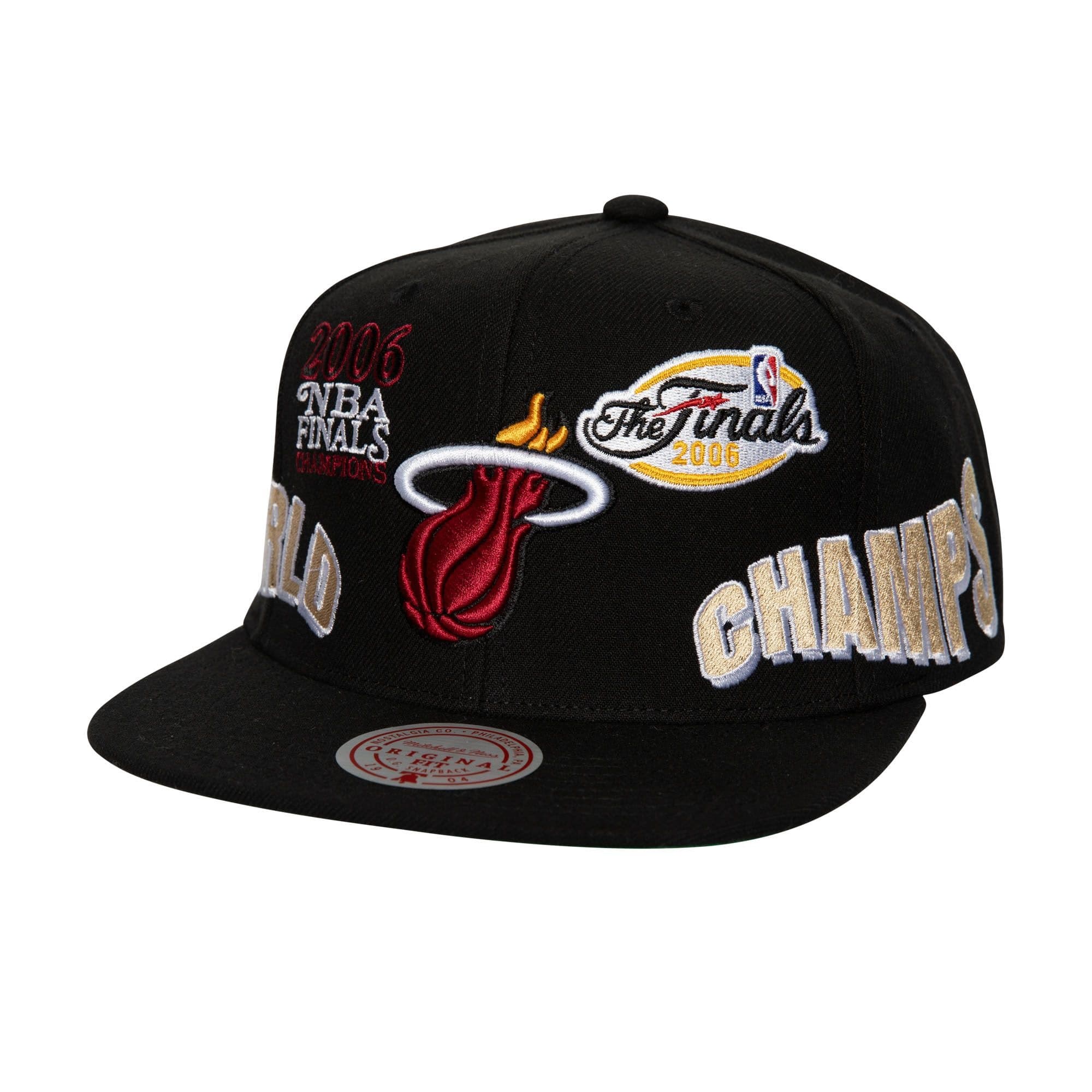 Бейсболка Mitchell & Ness World Champs Snapback Miami Heat Hat