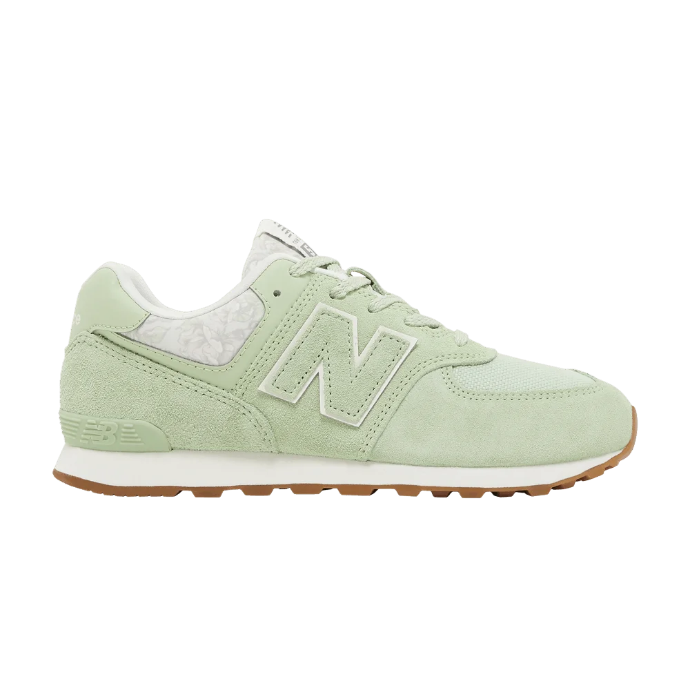 Кроссовки New Balance 574 Big Kid 'Floral - Avocado Gum'