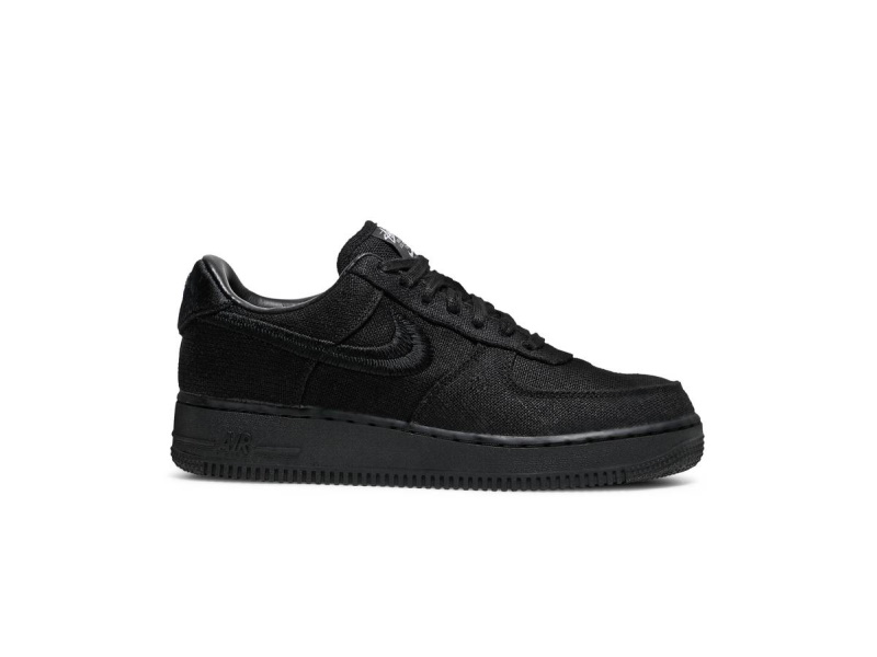 Кроссовки Stussy x Nike Air Force 1 Low 'Triple Black'