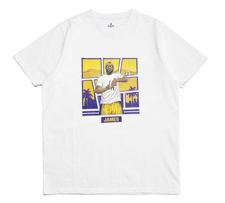 Футболка James 23 Los Angeles Tee White