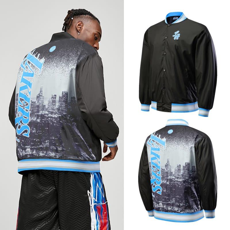 Бомбер Ehot Lakers City Black Bomber