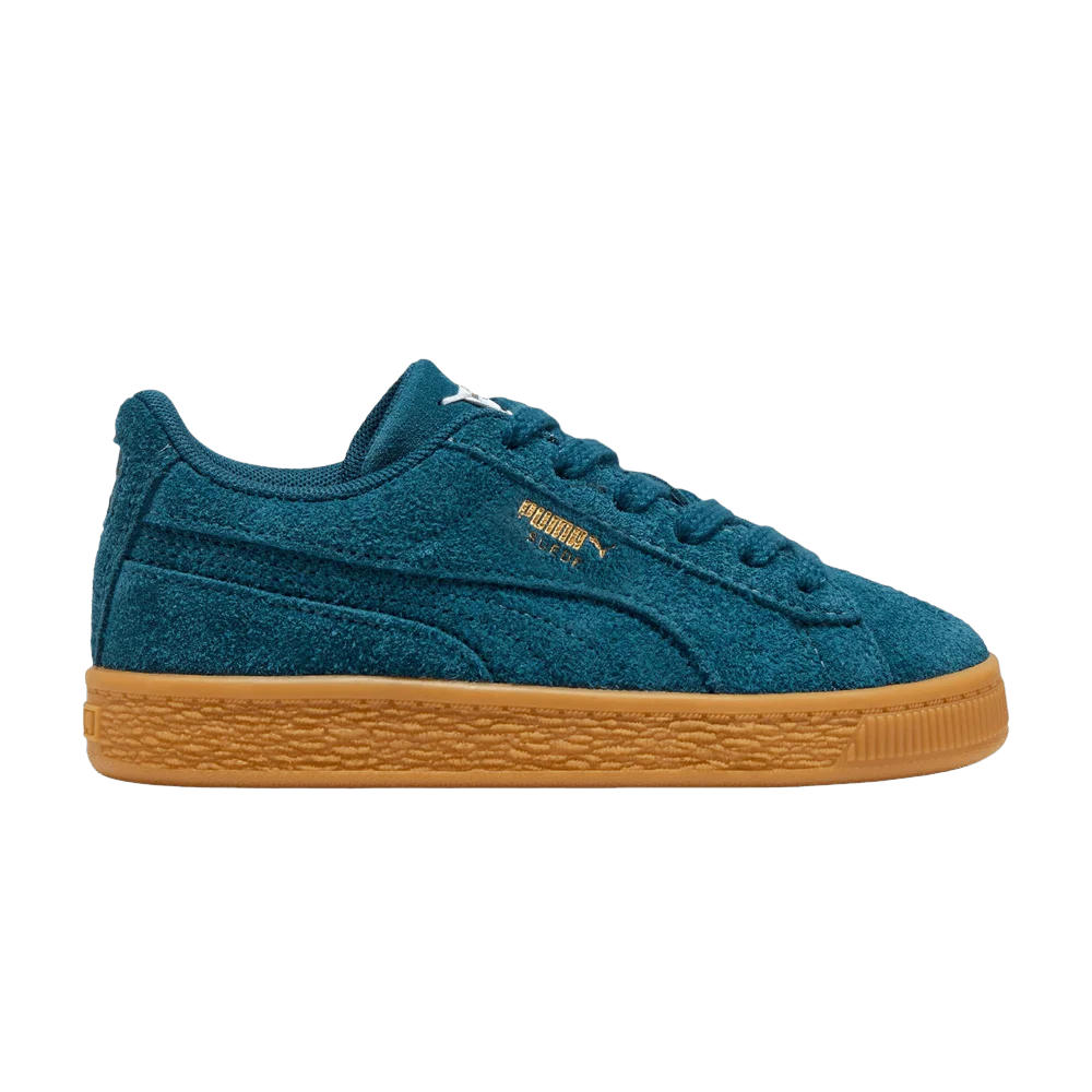 Кроссовки Puma Suede Little Kid 'Midnight Petrol Gum'