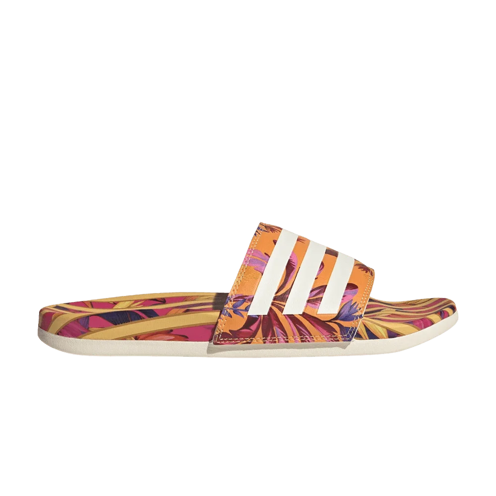 Сандалии Adidas Wmns Adilette Comfort Sandal 'Bright Orange Tropical Print'