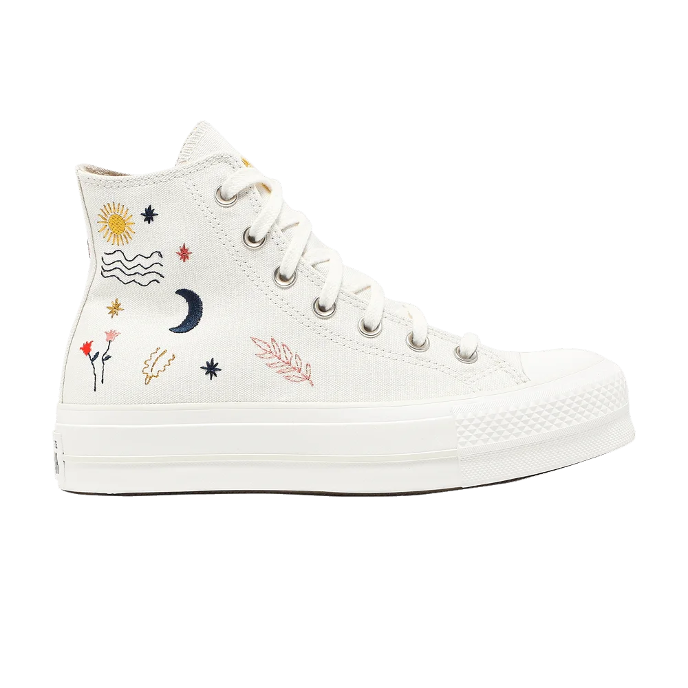 Кроссовки Converse Wmns Chuck Taylor All Star Platform High 'It's Okay To Wander - Egret'