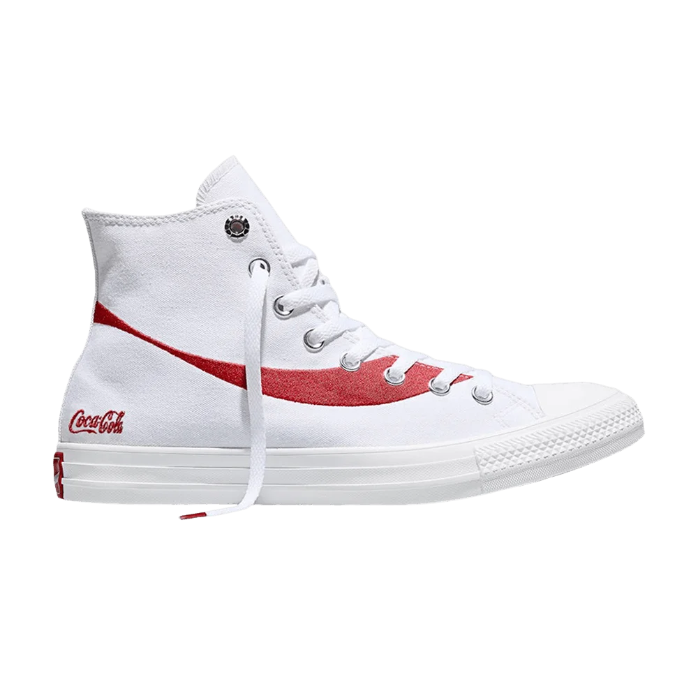 Кроссовки Coke Cola x Converse Chuck Taylor All Star HI 'White Red'