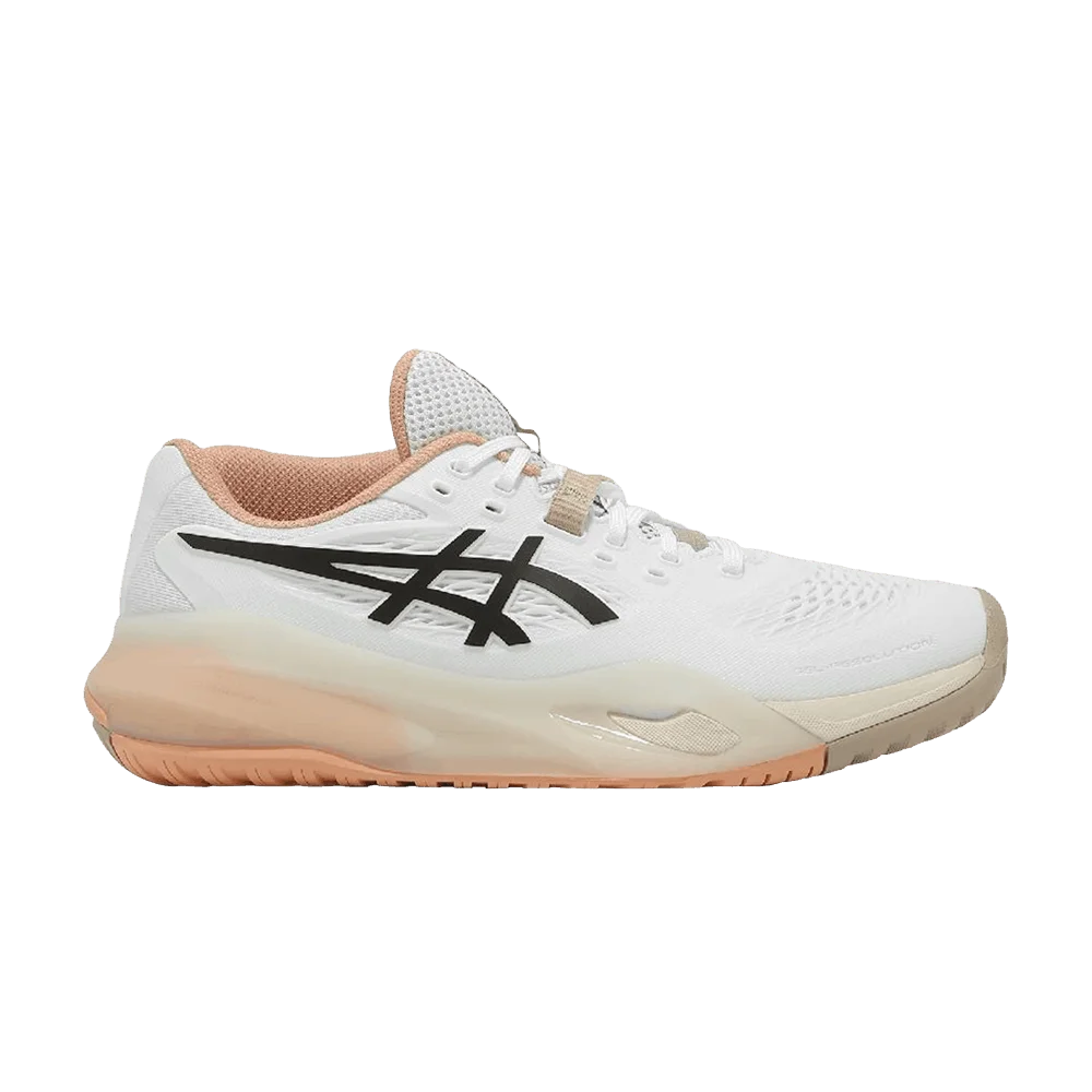 Кроссовки ASICS Wmns Gel Resolution X D Wide 'White Black Coffee'