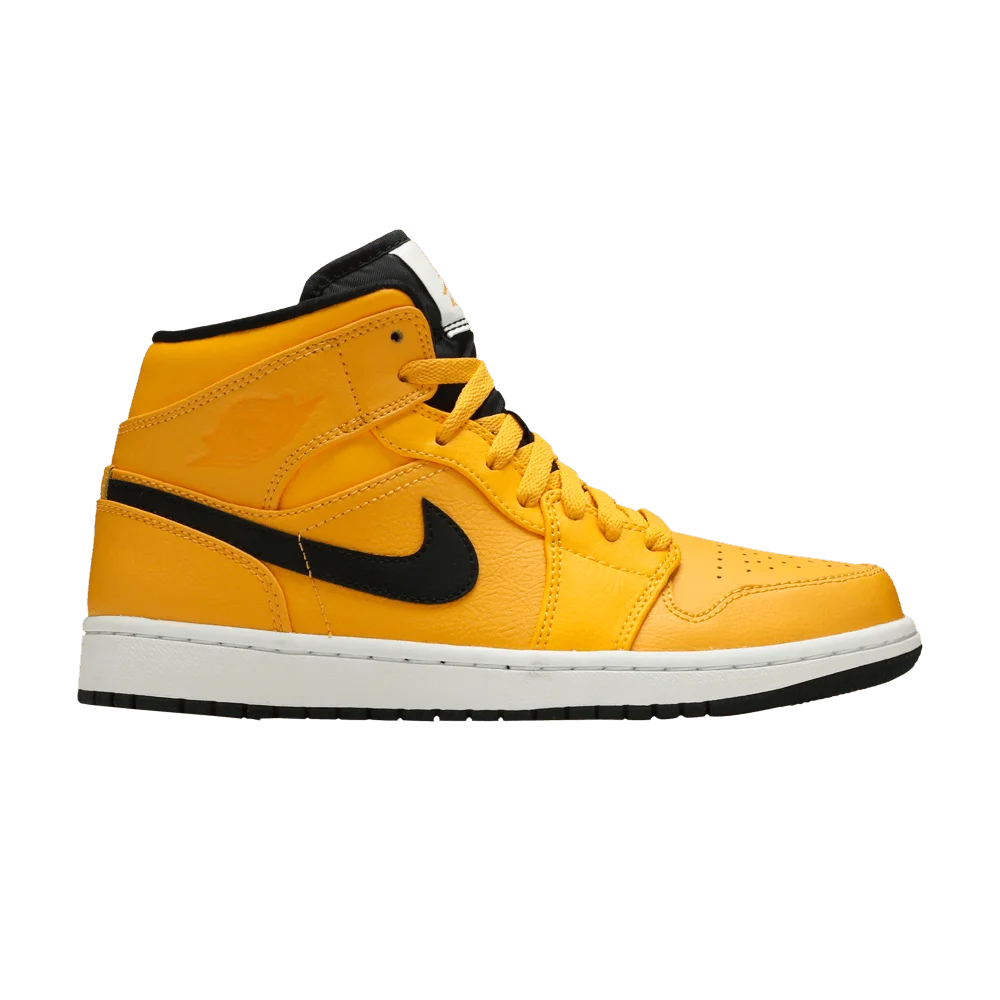 Кроссовки Air Jordan 1 Mid 'University Gold'